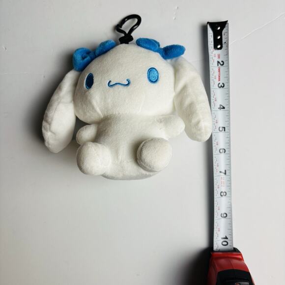 Hello Kitty & Friends Cinnamoroll Soft Stuffed Animal Plush Doll. With Clip. - Picture 13 of 13